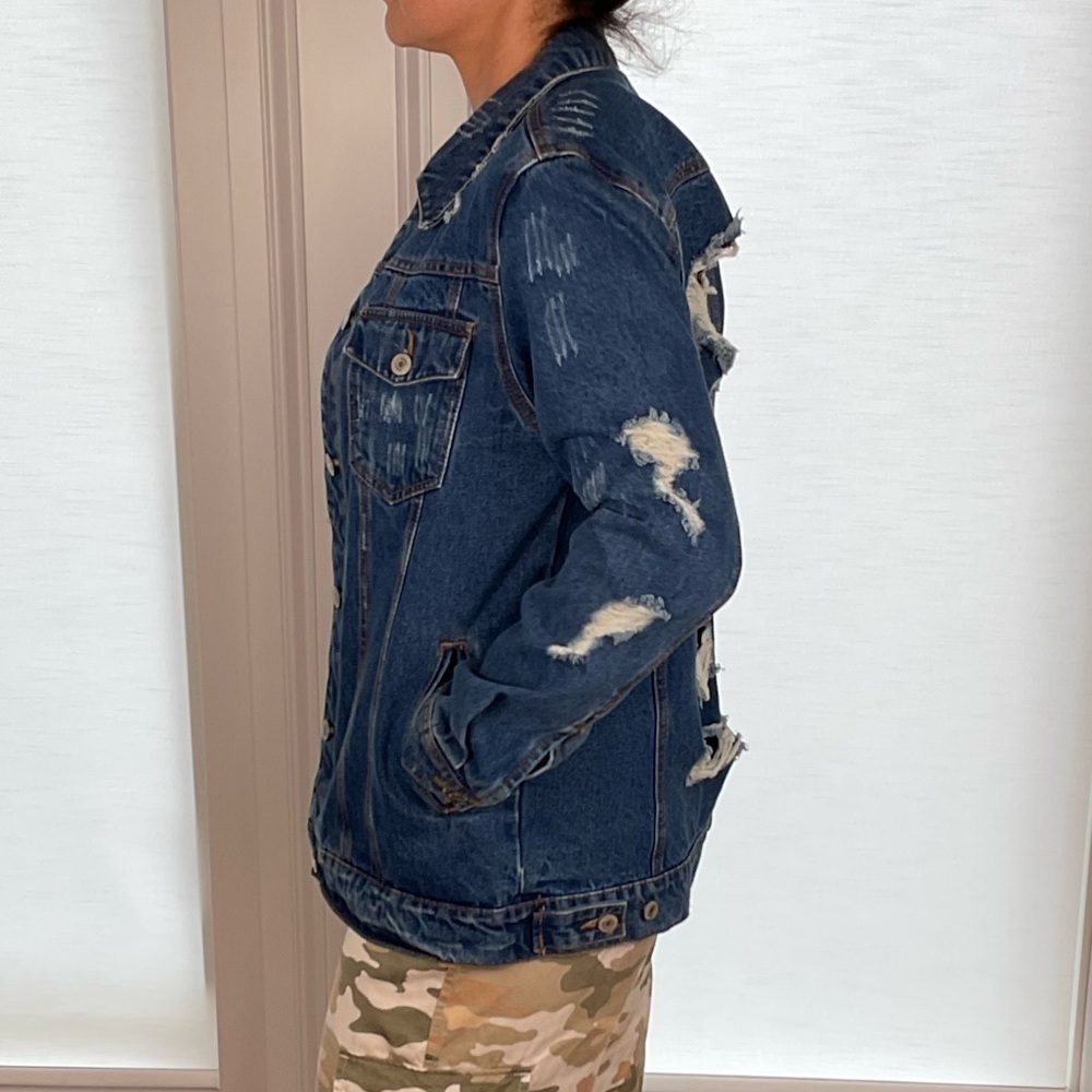 Iris Basic & Contemporary Denim Jacket - image 8